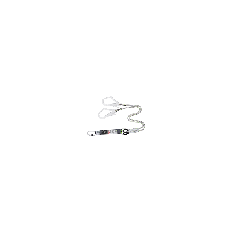 Longe fourche1M- 45mm-abs +1 mousq. 17mm+2mousq. 55mm FA3060010