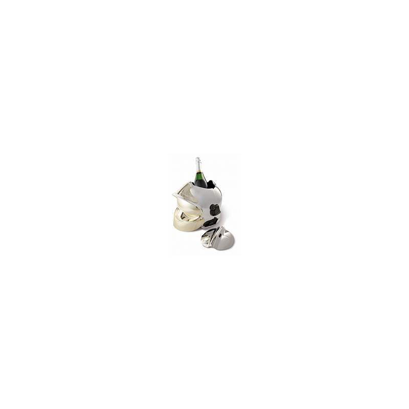 CASQUE SEAU CHAMPAGNE-METAL
