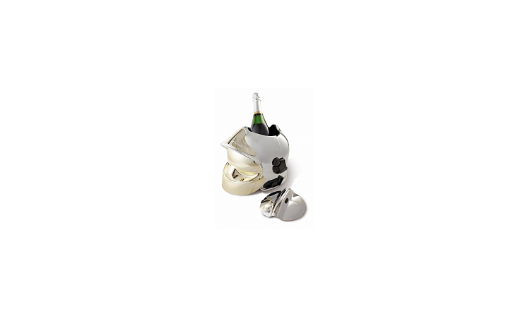 CASQUE SEAU CHAMPAGNE-NOIR