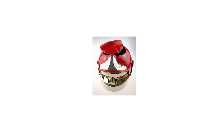 CASQUE SEAU CHAMPAGNE-ROUGE