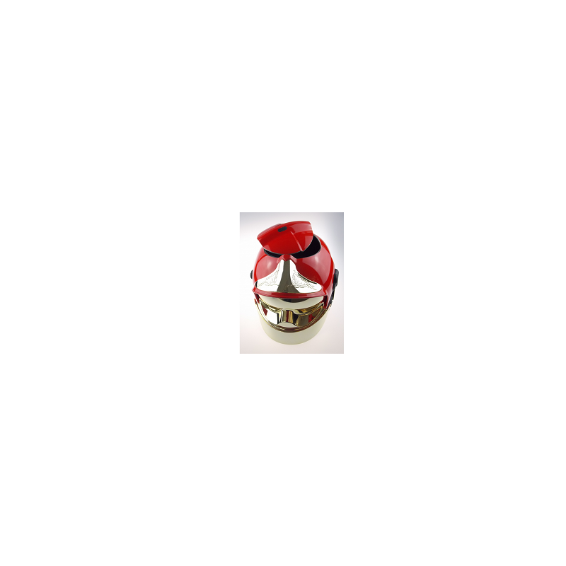 CASQUE SEAU CHAMPAGNE-ROUGE