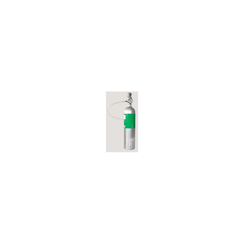 Bouteille de calibrage 4 gaz [1,45%vol CH4, 15%O2, 60 ppm CO, 20 ppm