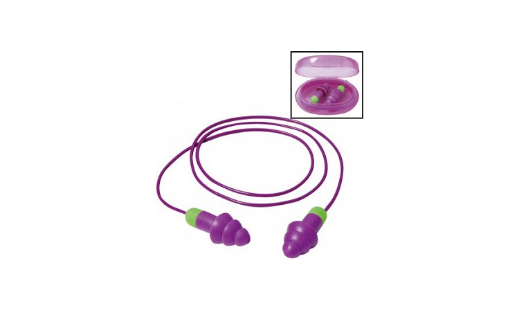 Boite de 50 bouchons  d'oreilles réutilisables 6401