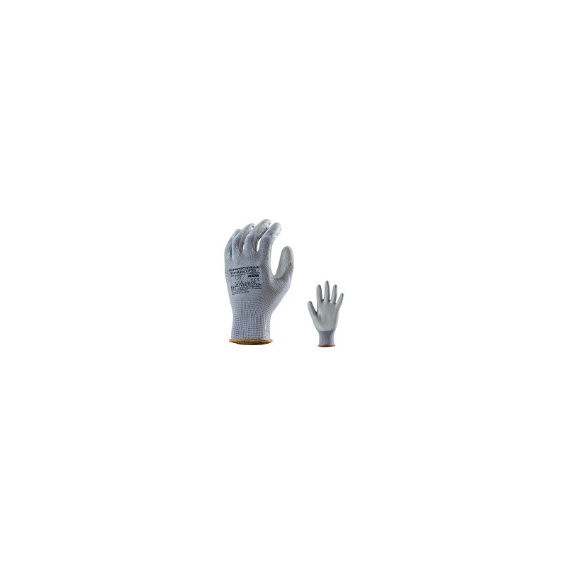 Gants Polyamide gris enduit PU - 1PUBG