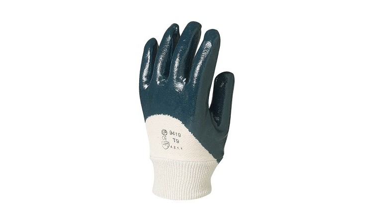 Gants Nitrile bleu dos aere eco ref 9419 