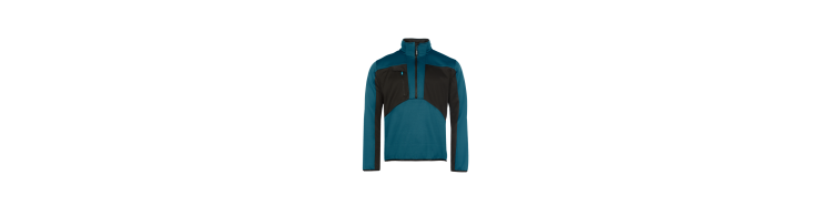 Sweat Col droit à zip -...